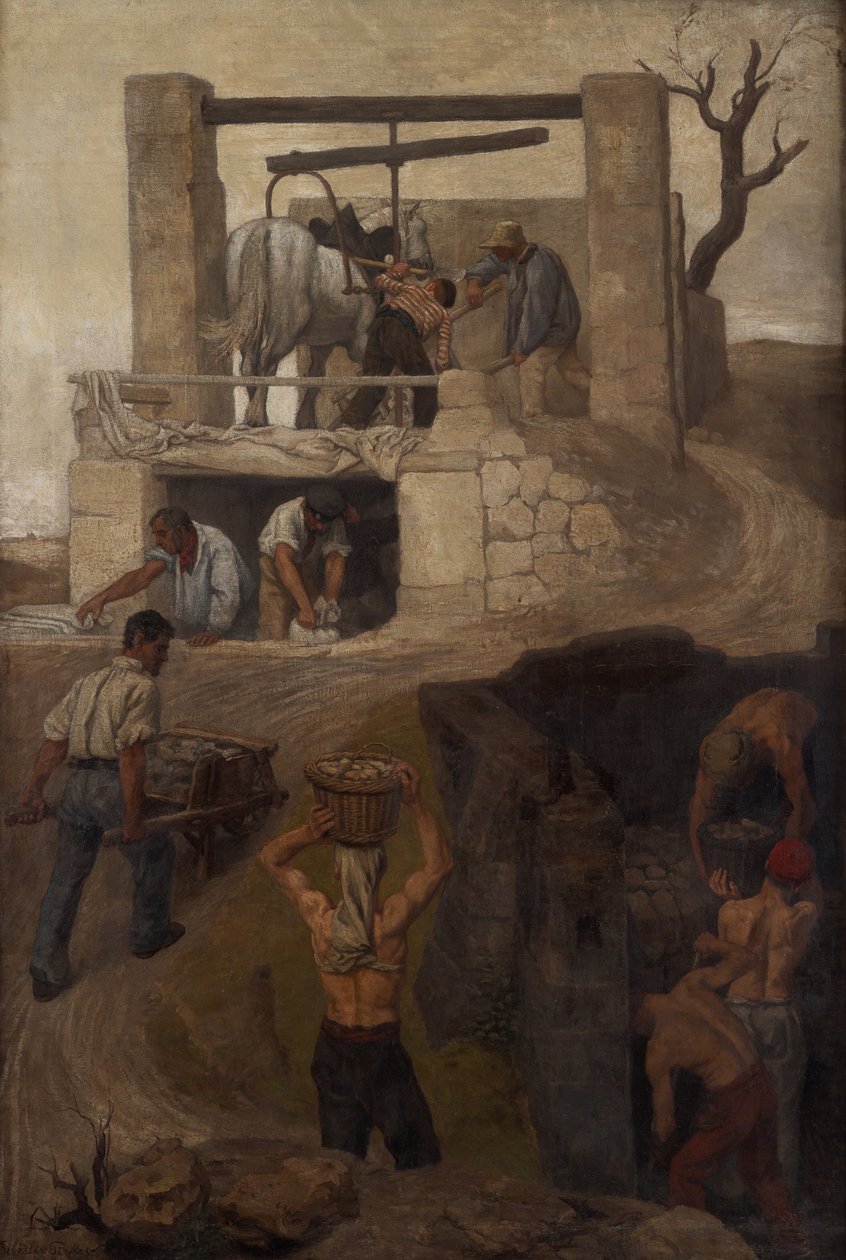 Lavoratori a Montmartre da Soběslav Pinkas