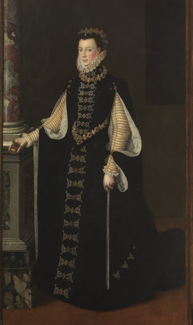 Elisabetta di Valois 1545-1568, Regina di Spagna, 1561-1565 da Sofonisba Anguissola