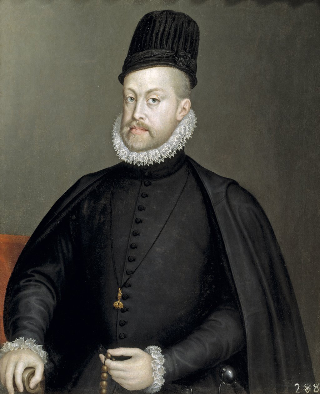 Ritratto di Filippo II 1527-1598, re di Spagna e Portogallo, 1565 da Sofonisba Anguissola