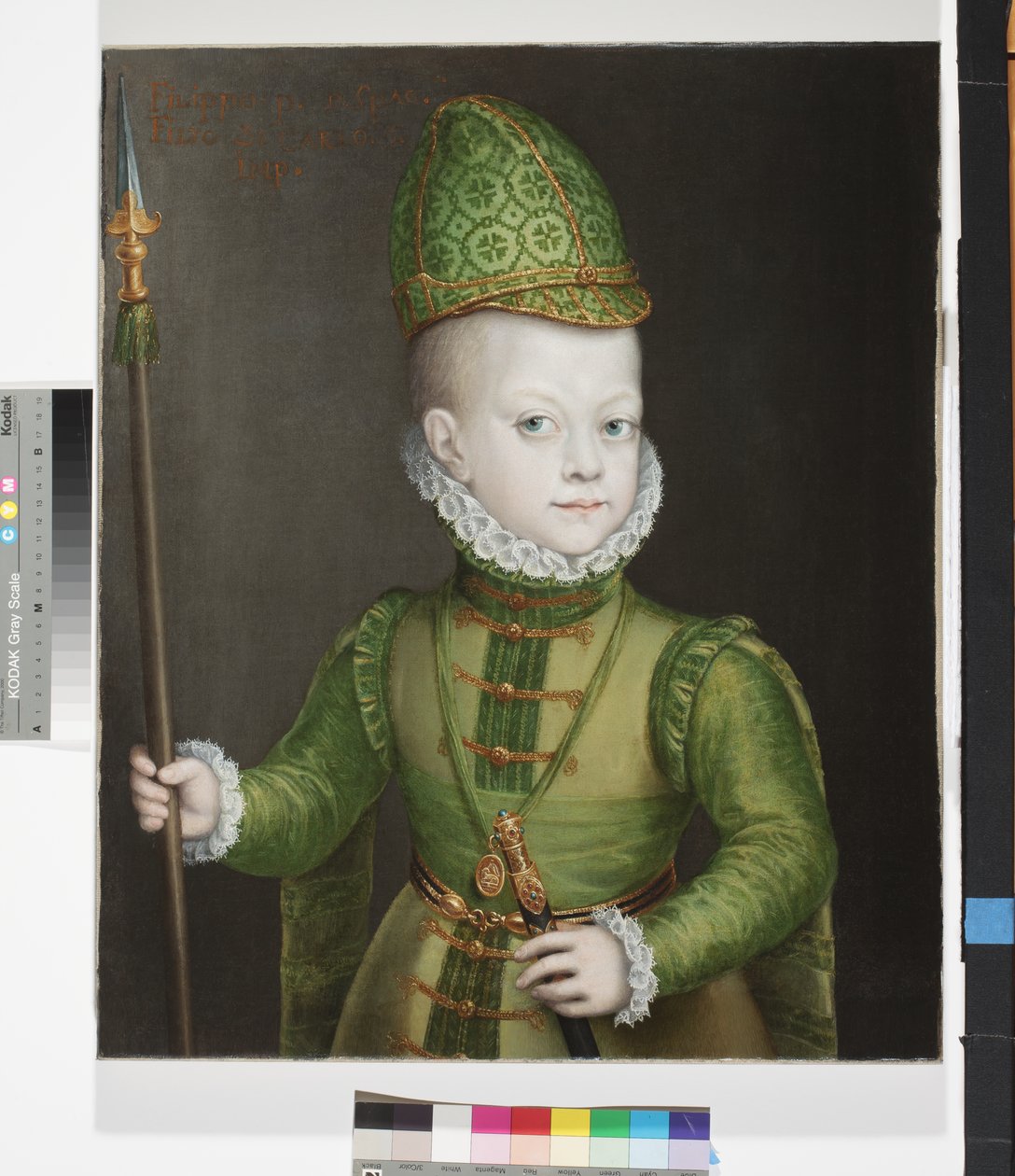 Ritratto di un ragazzo alla corte spagnola, c.1565-70 da Sofonisba Anguissola