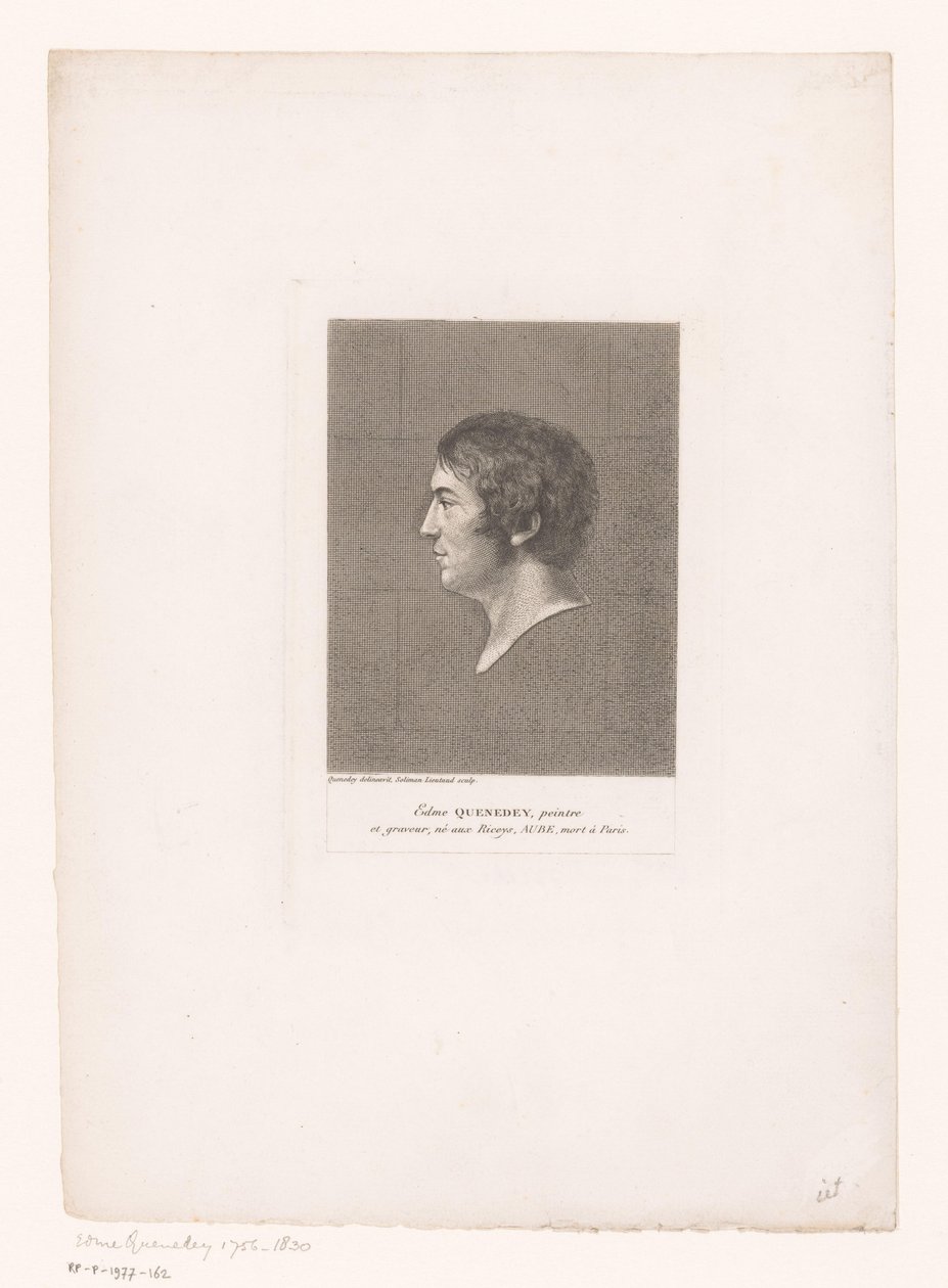 Ritratto di Edme Quenedey da Soliman Lieutaud