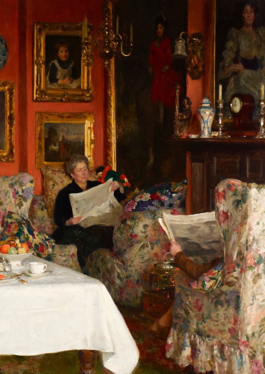 Il tavolo della colazione da Solomon Joseph Solomon