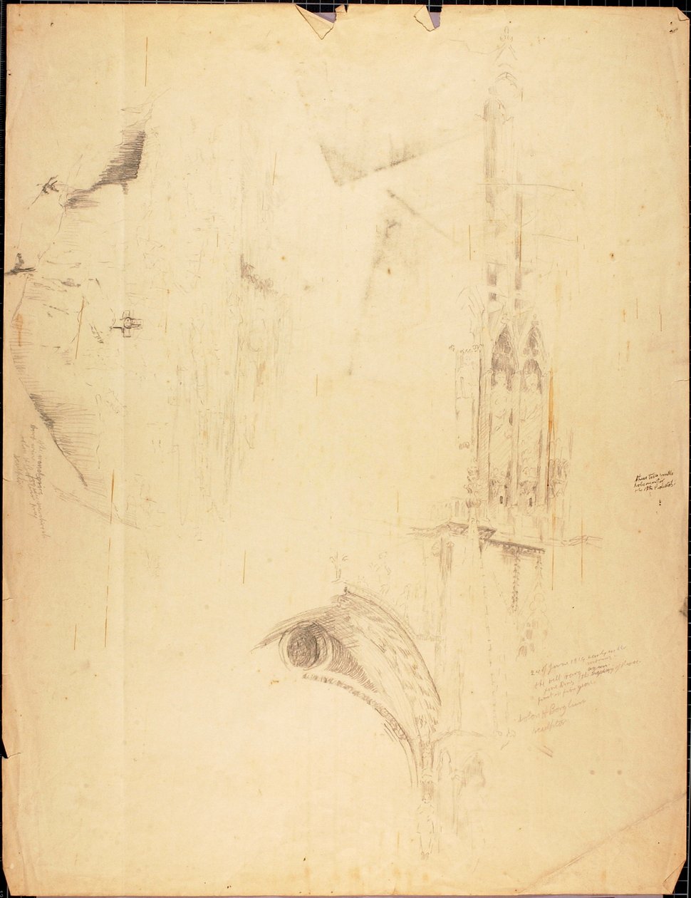 Studio della cattedrale da Solon H. Borglum