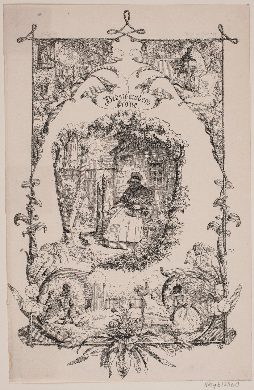 La gallina della nonna. Da J. C. Gerson: La scuola e la casa, nr. 2 da Sophus Schack