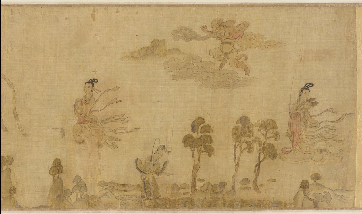 Ninfa del fiume Luo, metà XII a metà XIII secolo da Southern Song Dynasty Chinese School