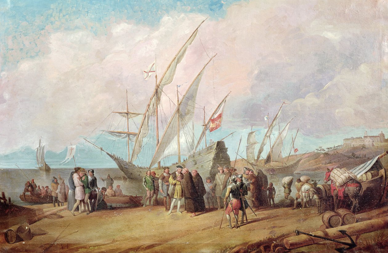 Partenza di Cristoforo Colombo da Palos da Spanish School