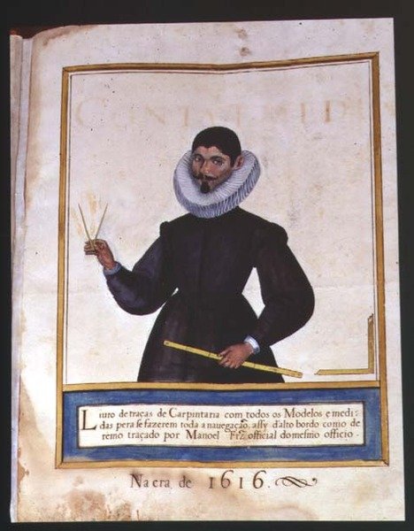 Prima pagina del Livro de Traca de Carpintero (Libro dei Disegni di Carpenteria), 1616 da Spanish School
