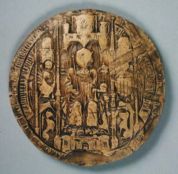 Sigillo di Jean II, re di Navarra da Spanish School