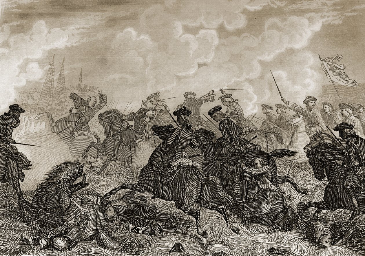 La battaglia di Villa-Viciosa del 1710 da Spanish School