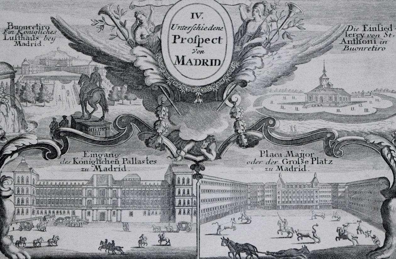 Veduta della città di Madrid da Spanish School