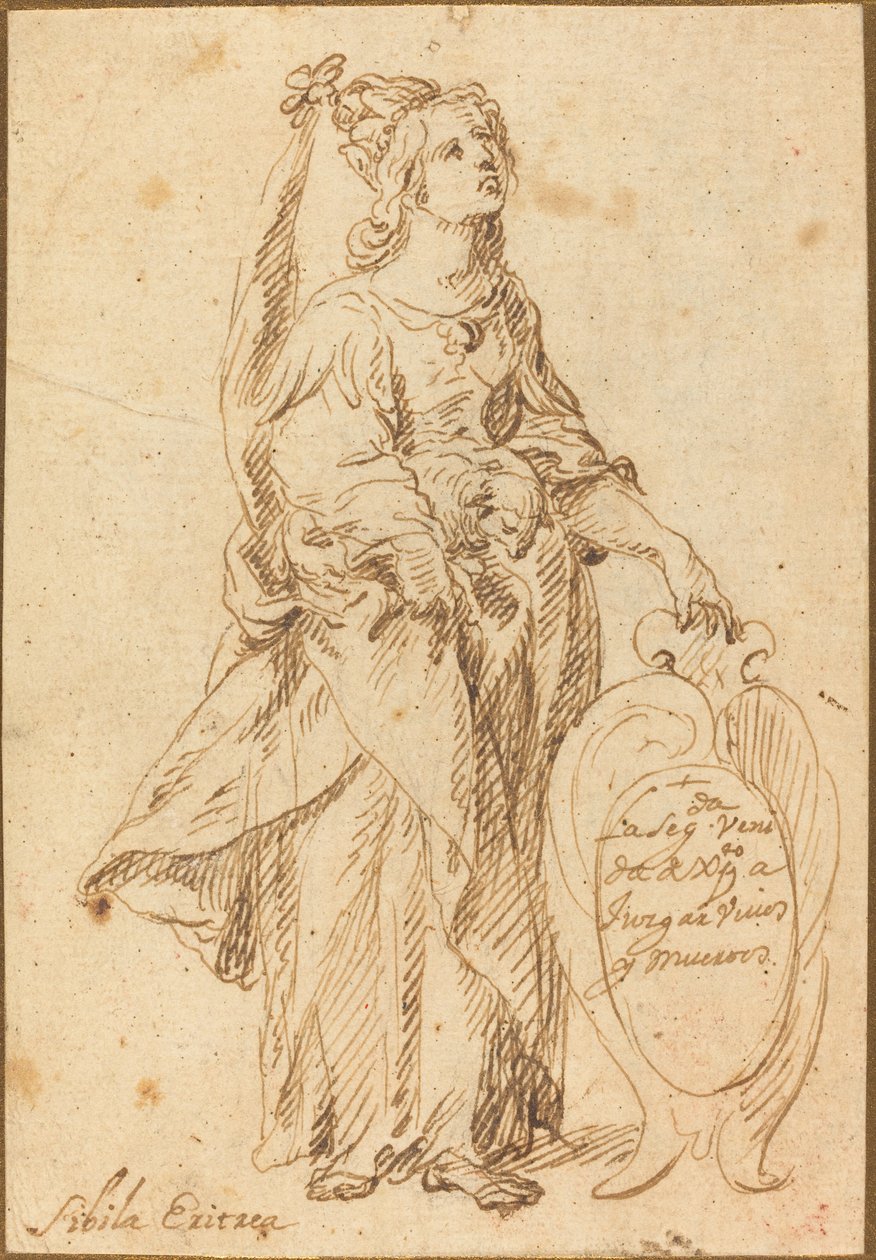 Sibilla eritrea da Spanish 17th Century