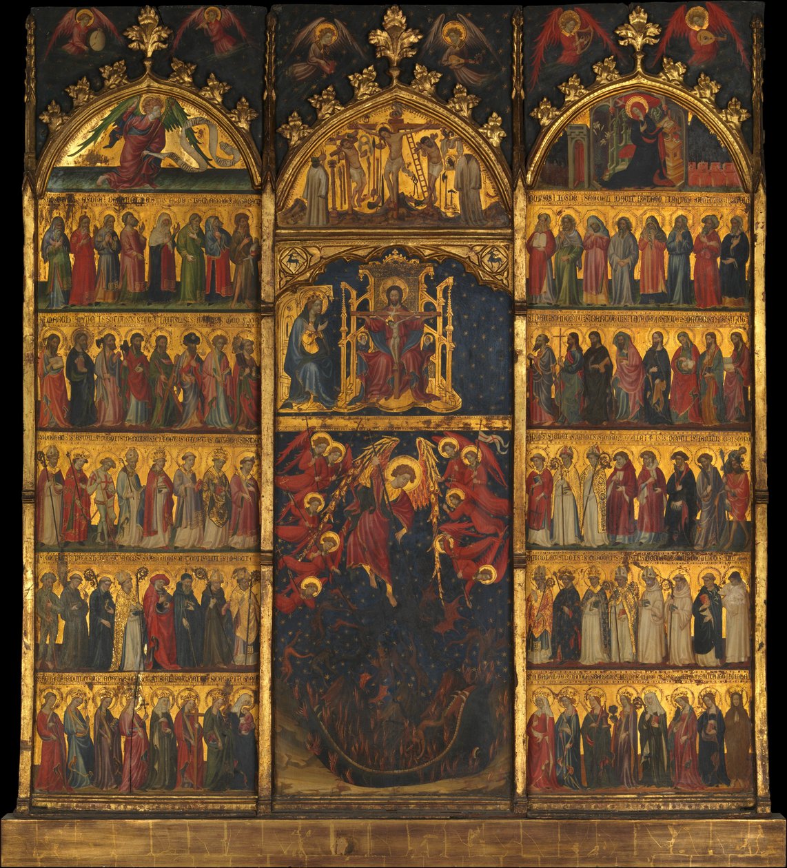 La Trinità adorata da tutti i santi da Spanish Painter