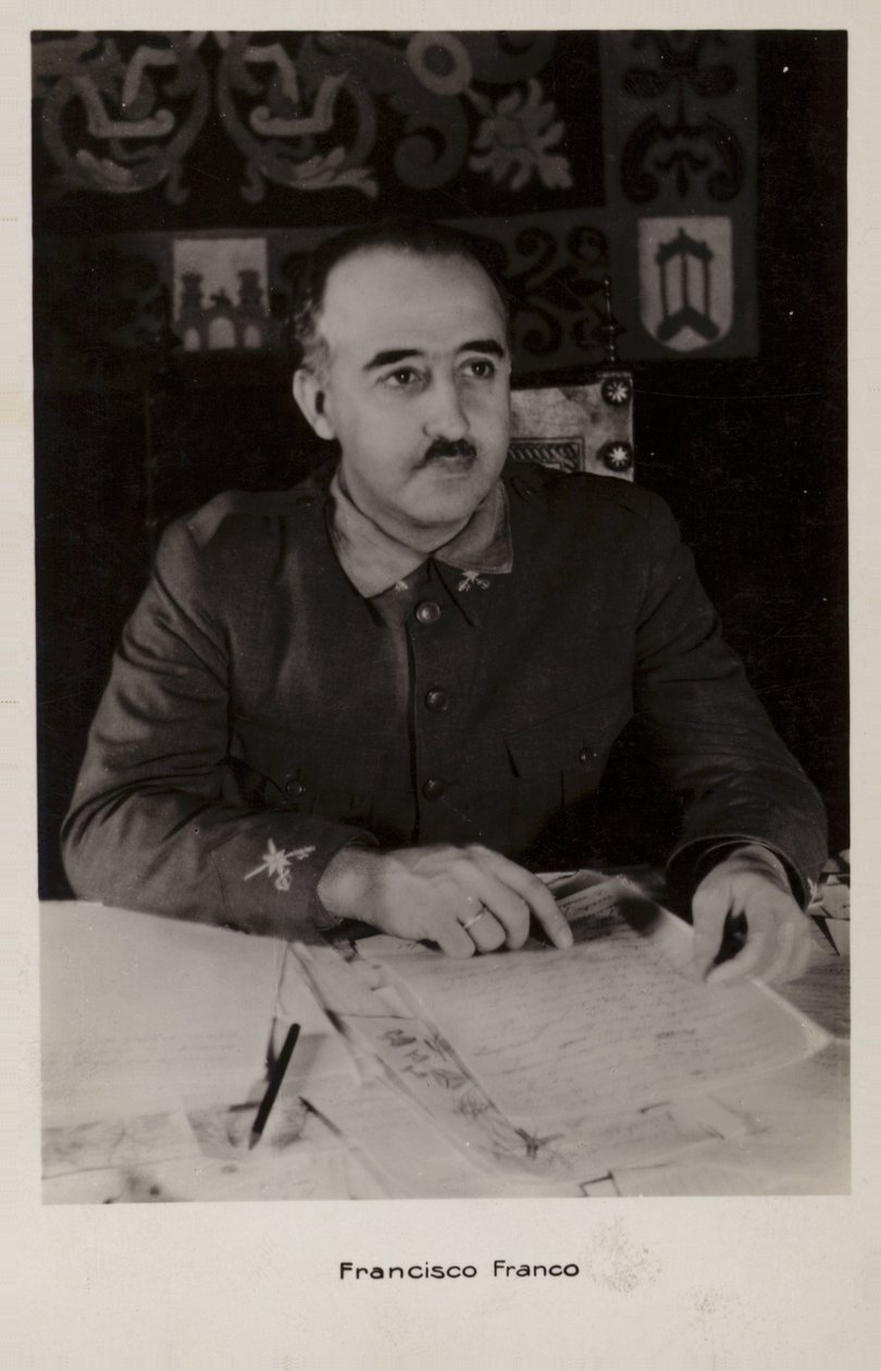 Francisco Franco (b/w photo) da Spanish Photographer