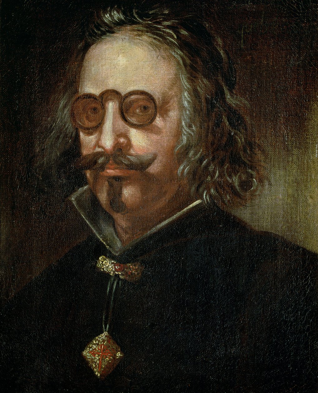 Ritratto di Francisco de Quevedo y Villegas (1580-1645) da Spanish School
