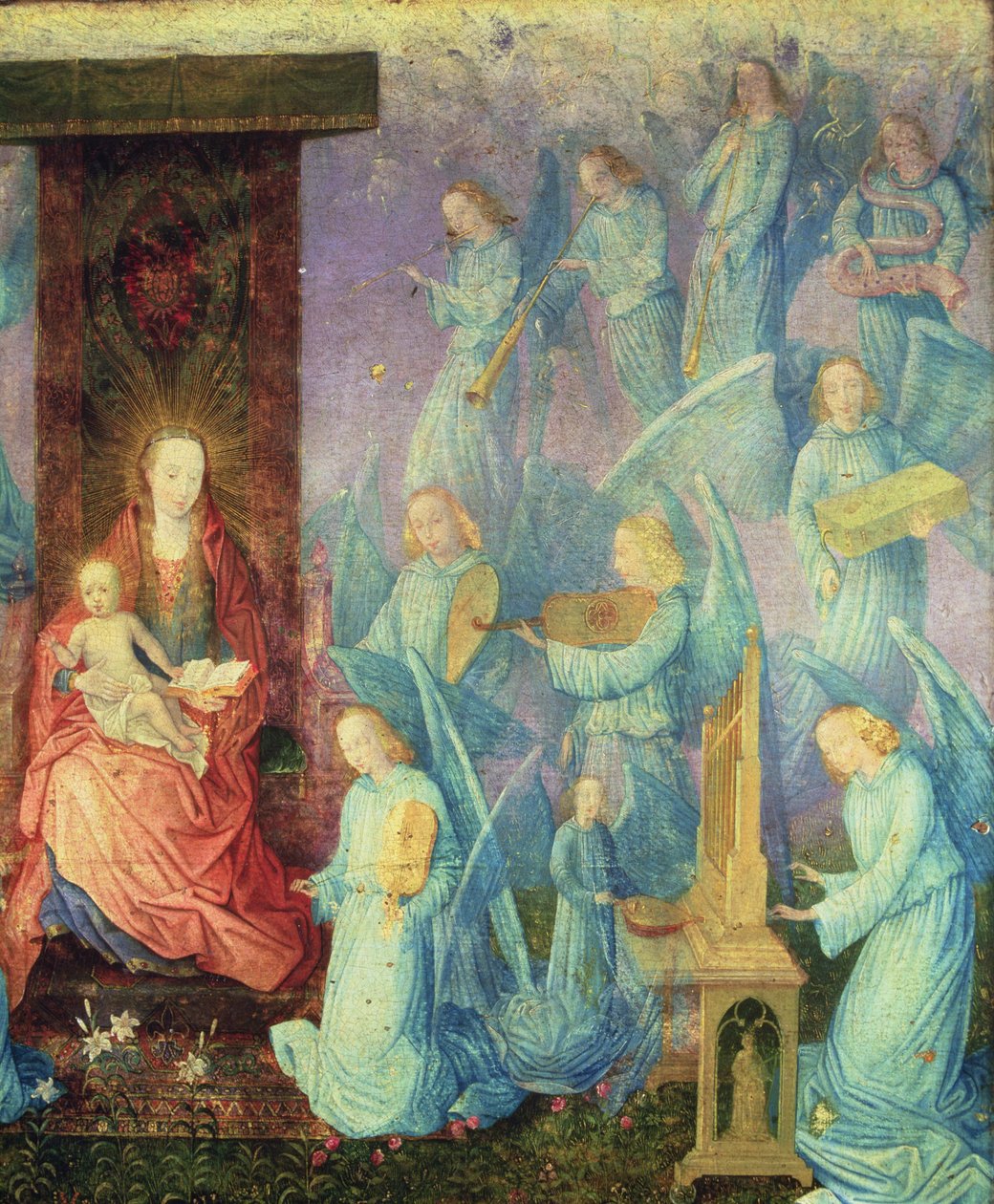 Un concerto di angeli (dettaglio) da Spanish School