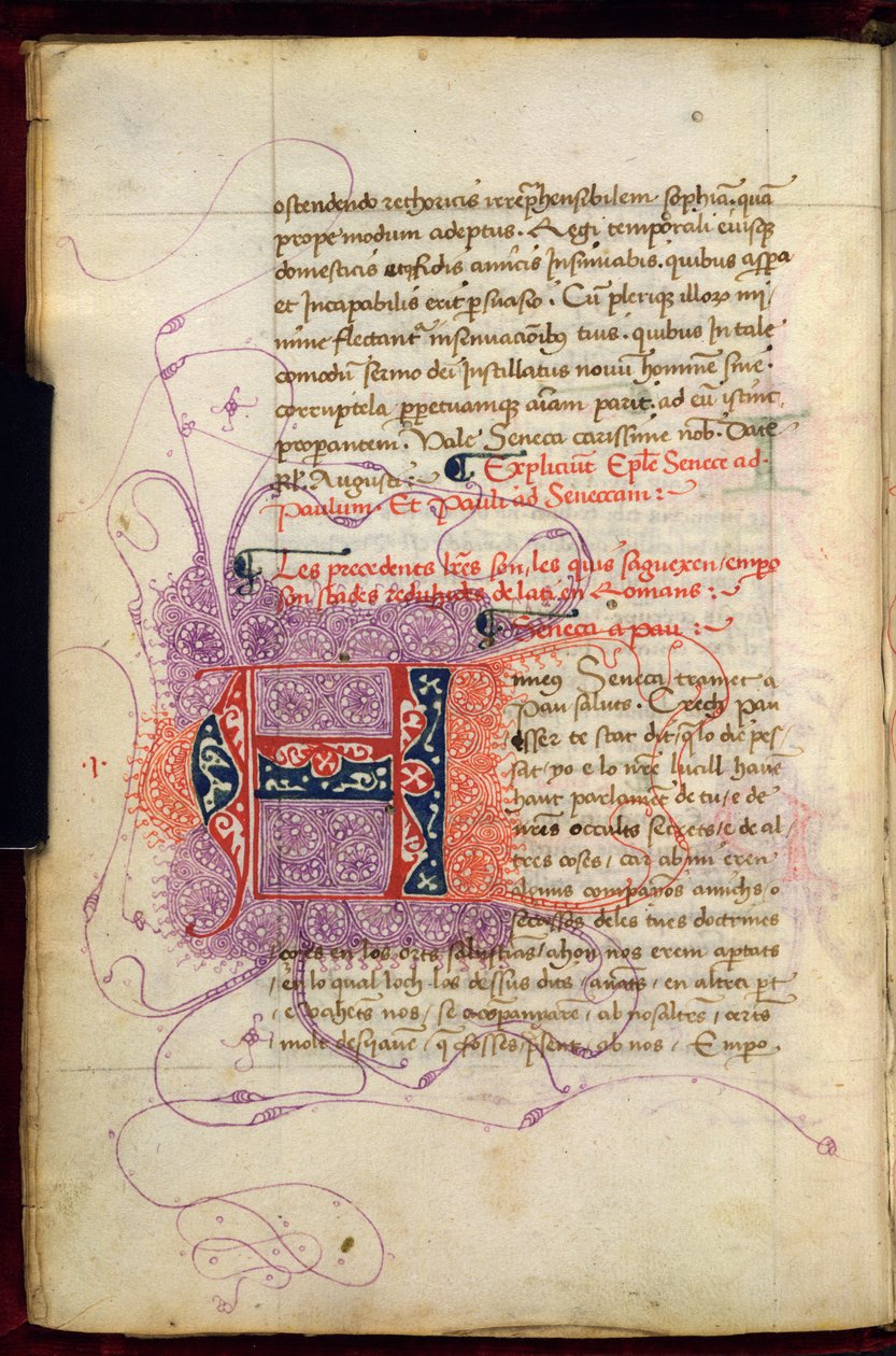 Burney 252, f. 4v, Iniziale puzzle 