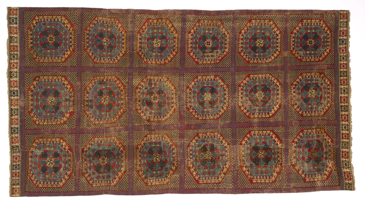 Tappeto con motivo turco, c.1450-1500 da Spanish School