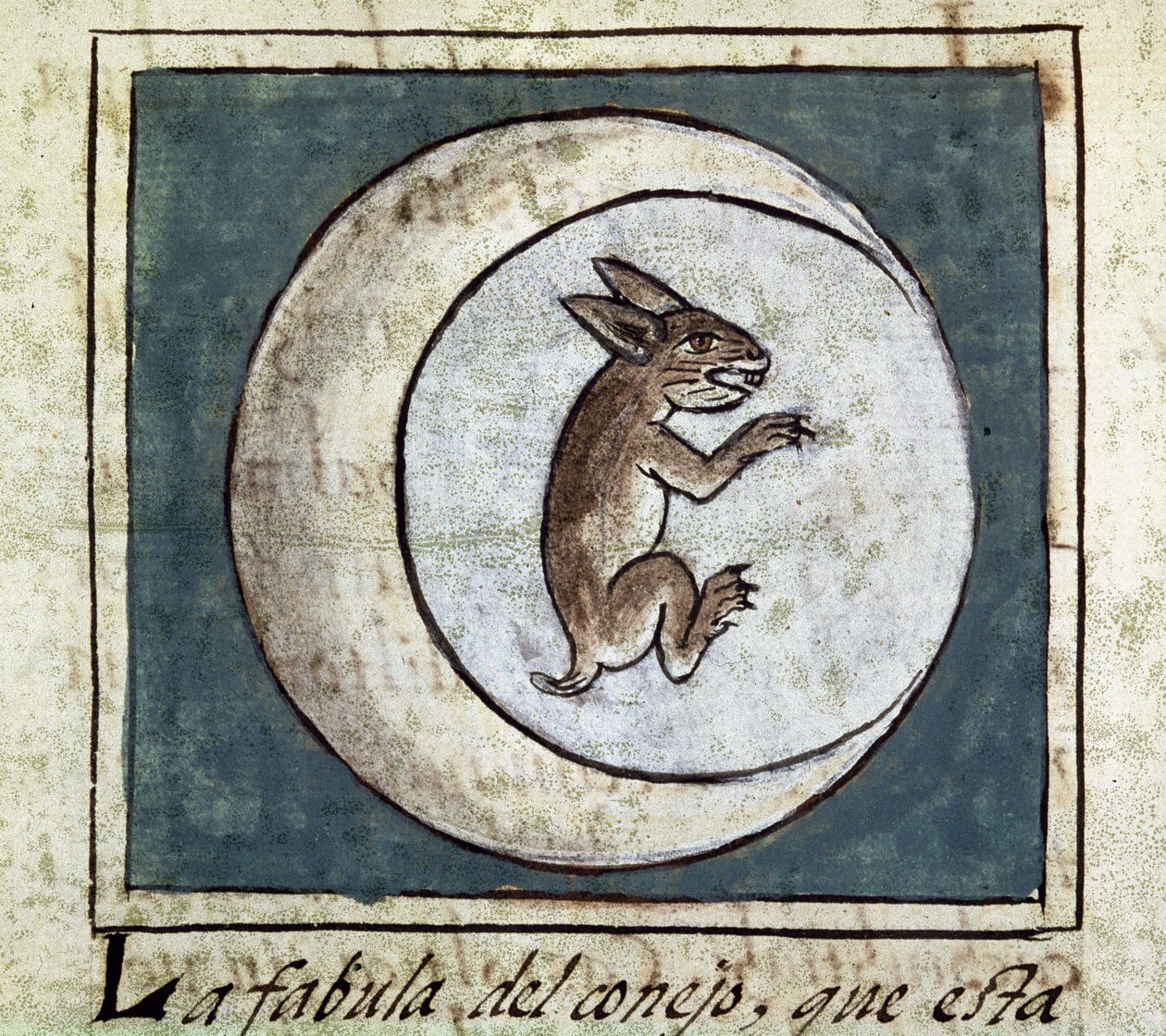 Codice della conquista del Messico: il coniglio nella luna da Spanish School