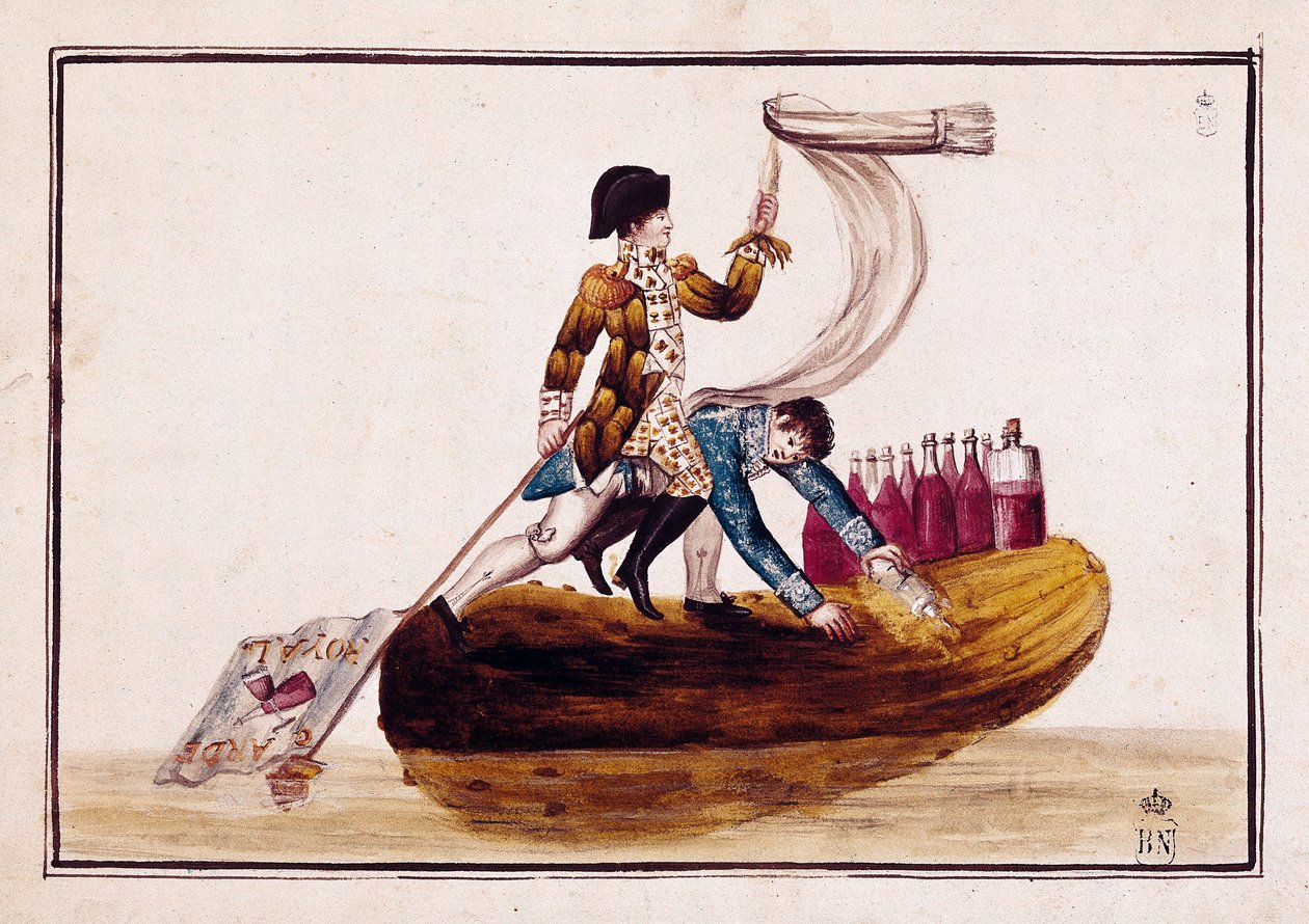 Espulsione di Giuseppe Bonaparte (1768-1844) dopo la sconfitta di Vitoria in Spagna da Spanish School