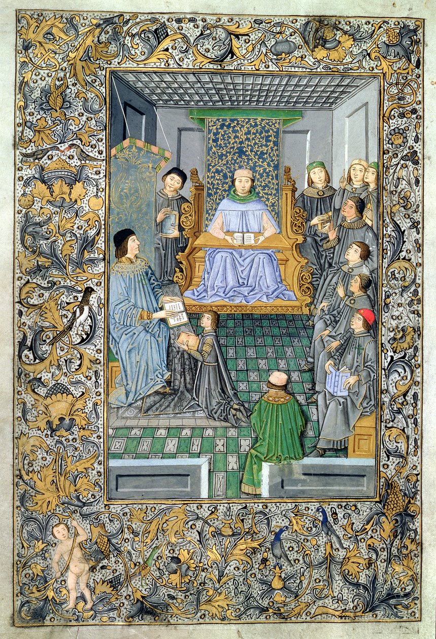 Frontespizio della Gramatica di Antonio de Nebrijas (1444-1522) da Spanish School