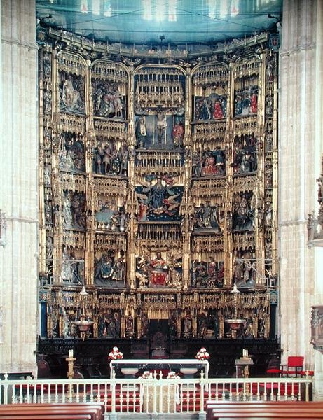 Altare Maggiore (legno dipinto) da Spanish School