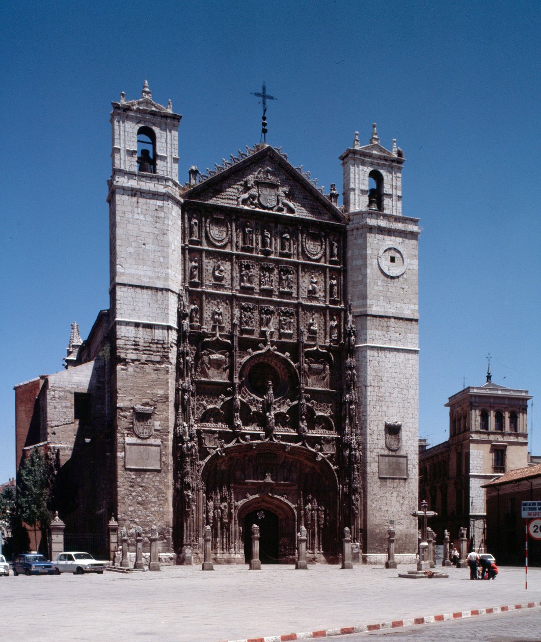 Arte gotica isabellina: vista della Chiesa conventuale di San Pablo, 1445-1616, Valladolid da Spanish School