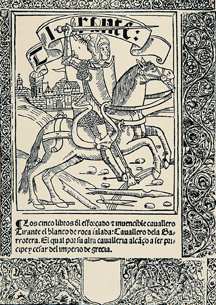 Cavaliere sul suo cavallo, Frontespizio dell