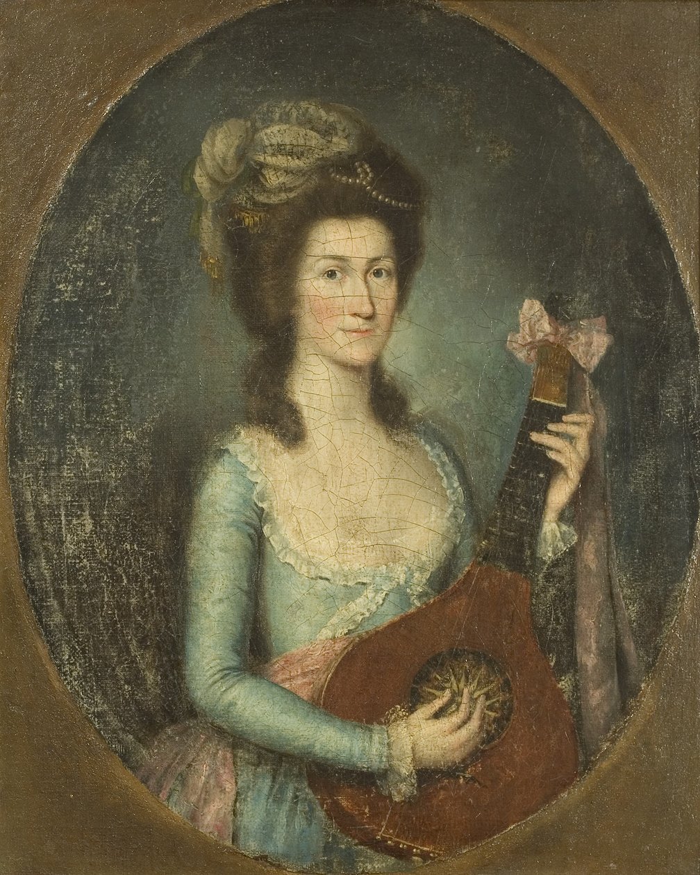 Signora che suona una chitarra da Spanish School