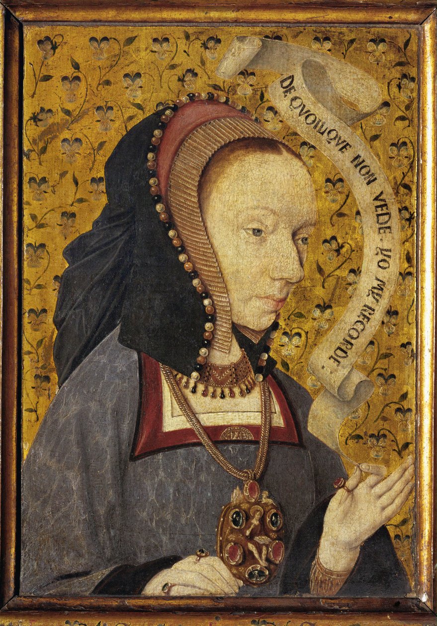 Signora con viole del pensiero ... da Spanish School