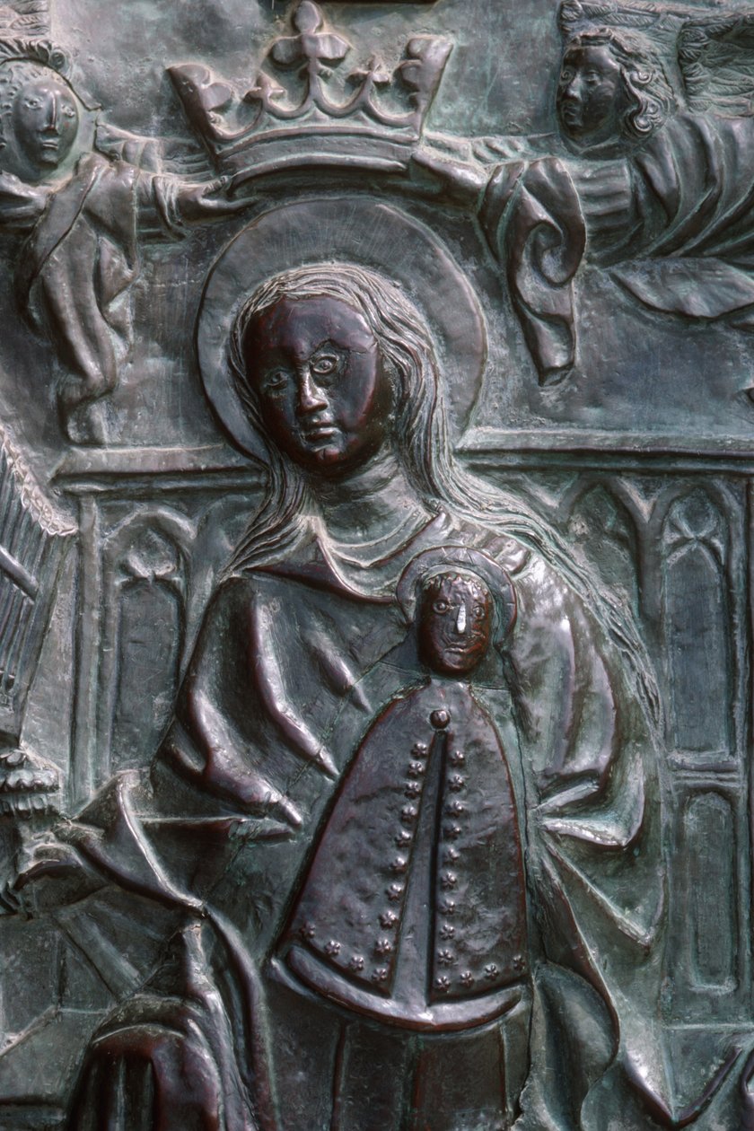 Madonna con Bambino (bronzo) (dettaglio) da Spanish School