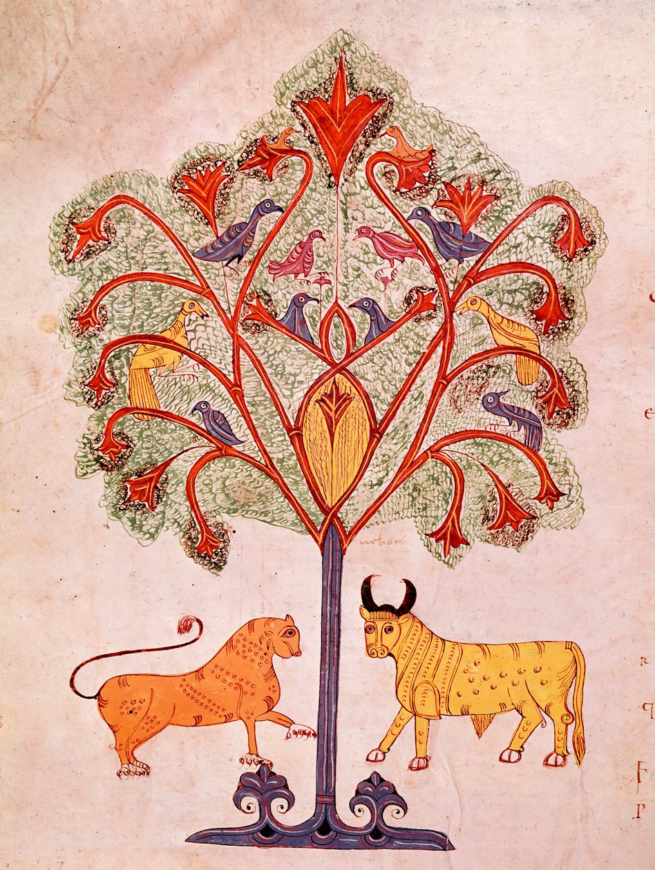 Pagina di una bibbia mozarabica: il sogno dell