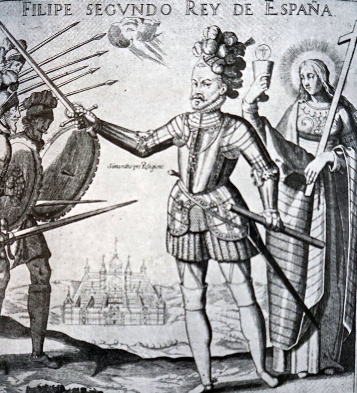 Filippo II di Spagna da Spanish School