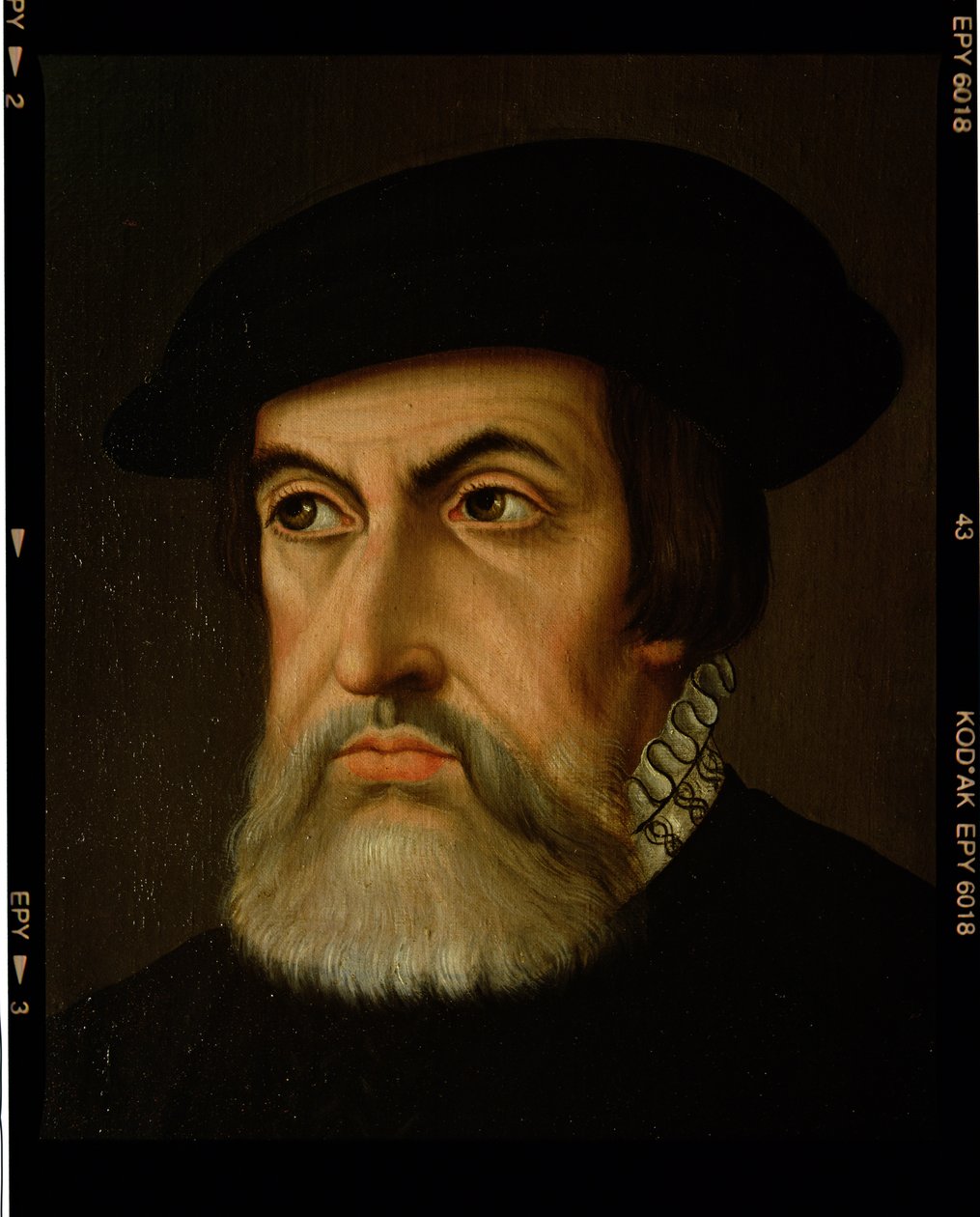 Ritratto di Hernan Cortes (1485-1547) da Spanish School