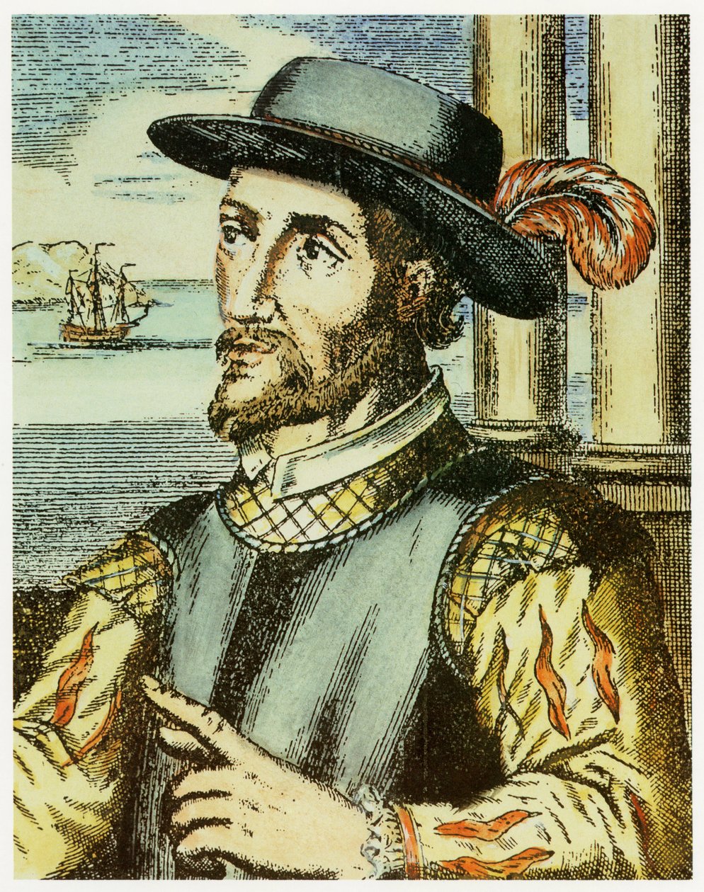 Ritratto di Juan Ponce de Leon (1474 – 1521) da Spanish School
