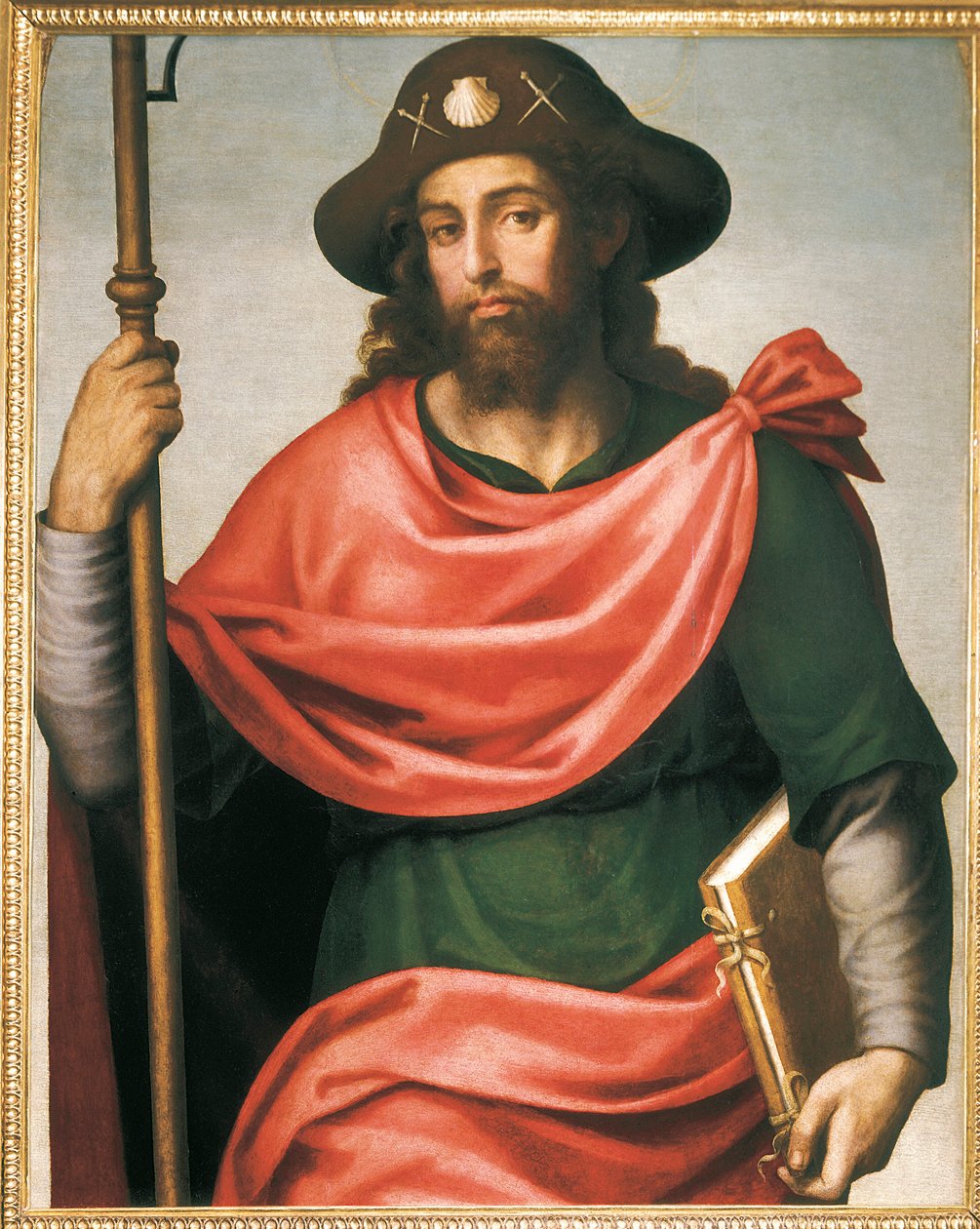 Ritratto di San Giacomo di Compostela da Spanish School