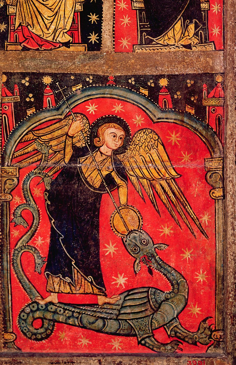 San Michele che combatte il drago da Spanish School