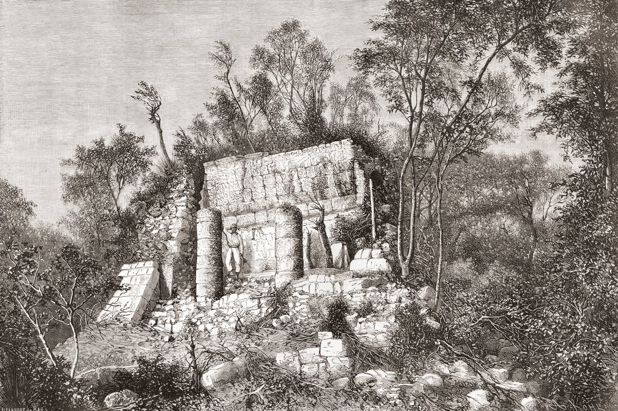Il Campo della Palla, Chichén Itzá, Yucatan, Messico da Spanish School