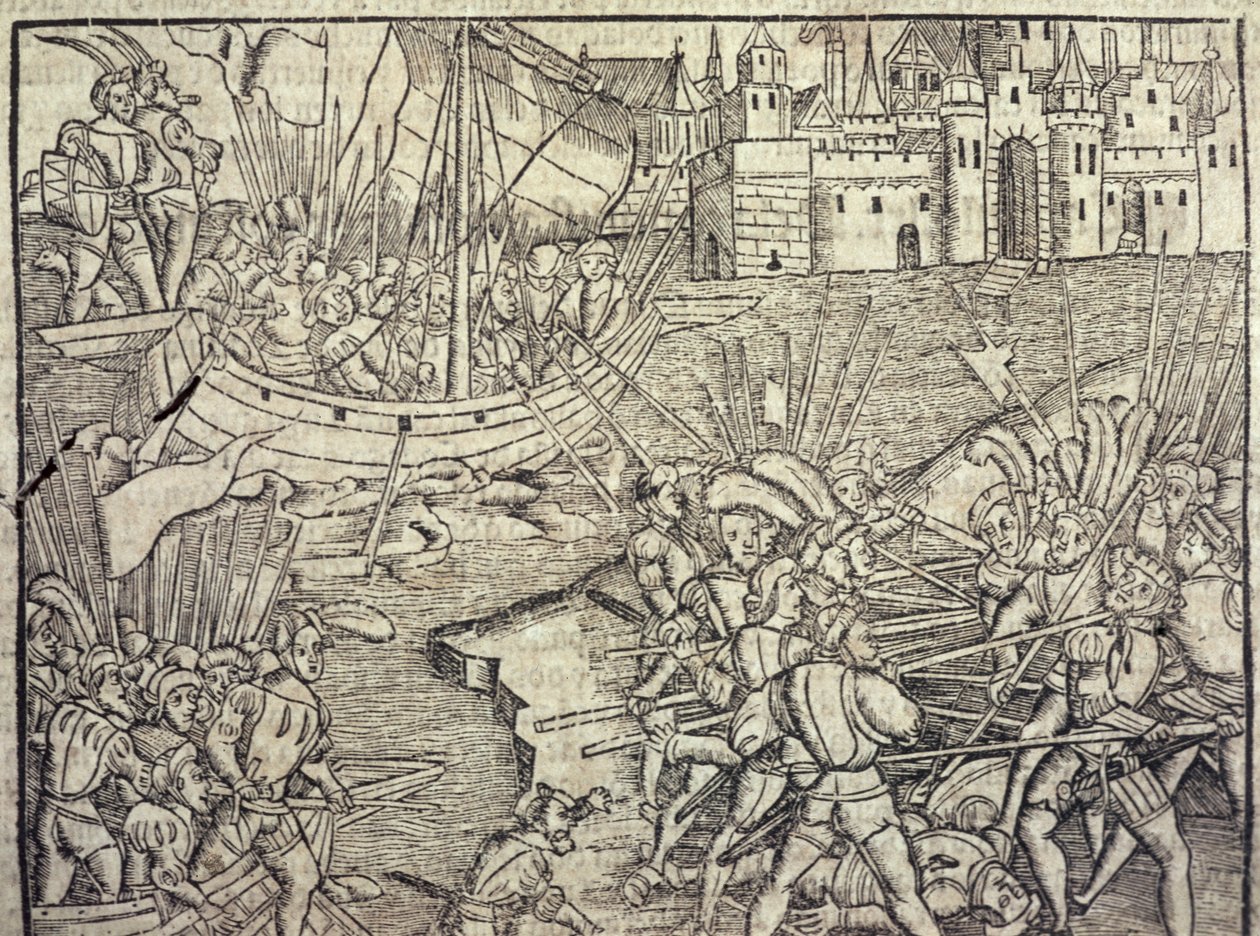 La conquista del Perù, illustrazione da 