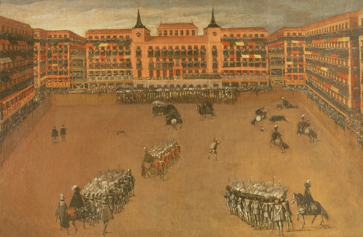 La Piazza Principale di Madrid durante la Festa del Grande Toro da Spanish School