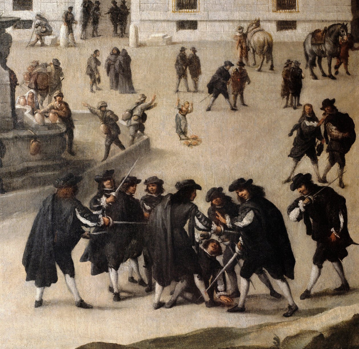 Il miracolo della Vergine di Atocha (dettaglio) da Spanish School