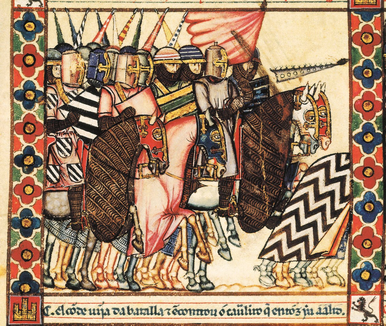 Il toro di Plasencia, Canto 144, miniatura tratta dal cantico di Santa Maria da Spanish School