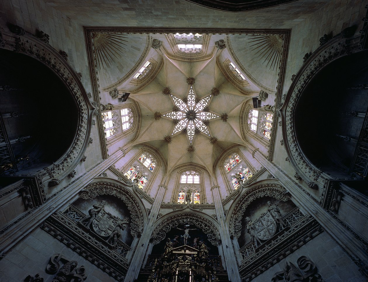 Il soffitto della Capilla del Condestable, fine XV secolo da Spanish School