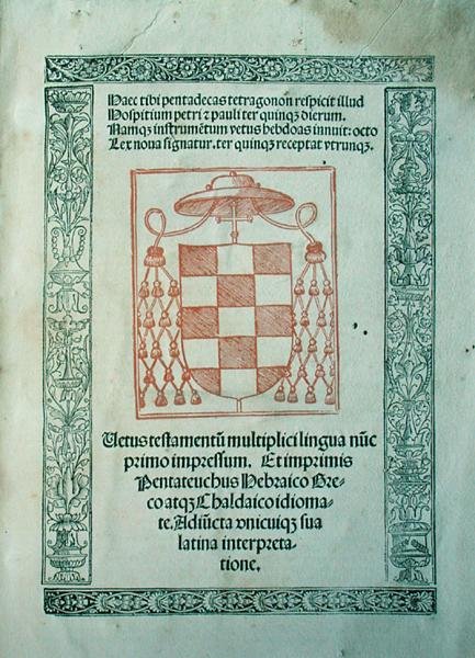 Pagina del titolo di 