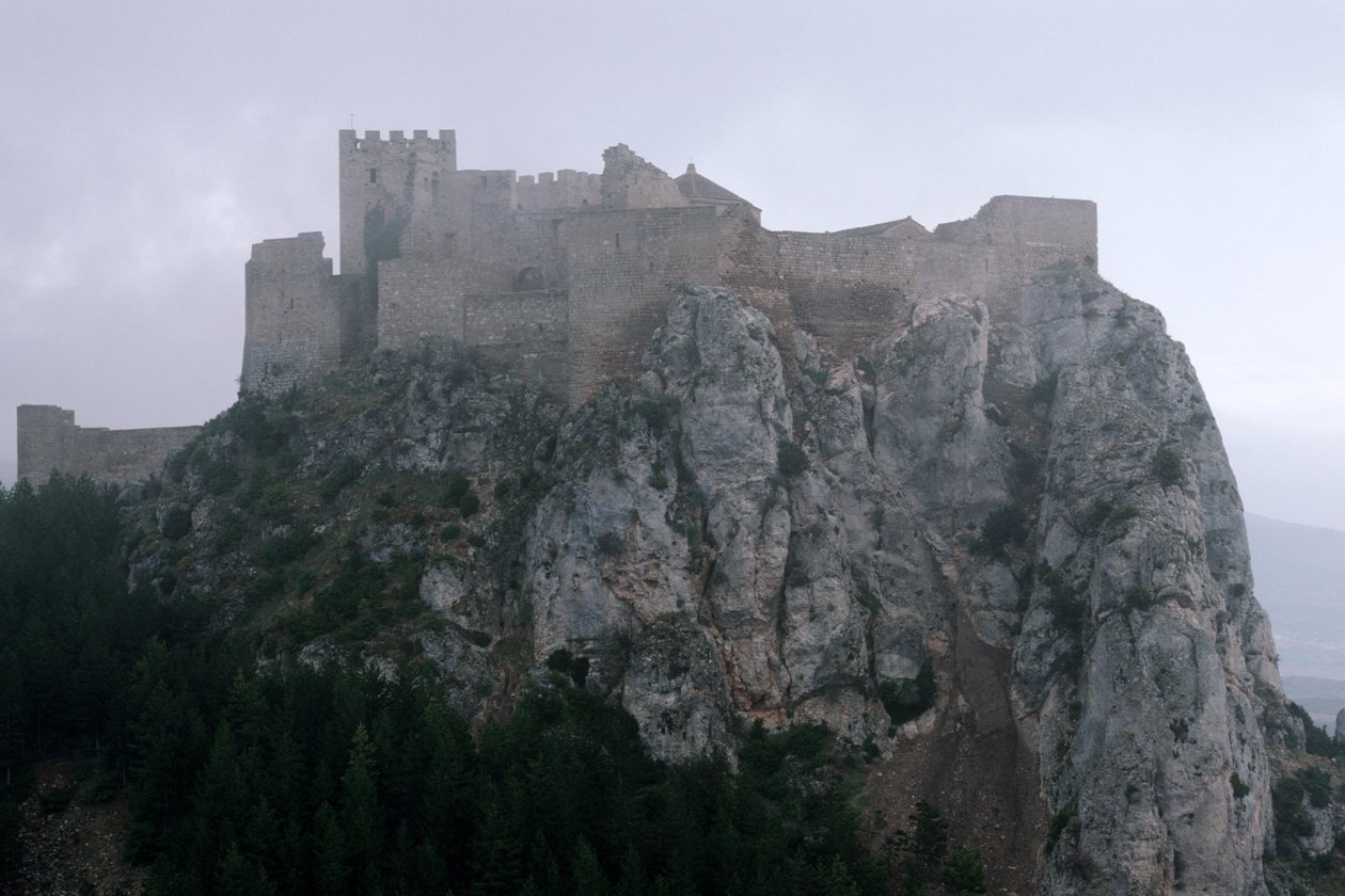 Veduta del castello di Loarre, costruito tra l