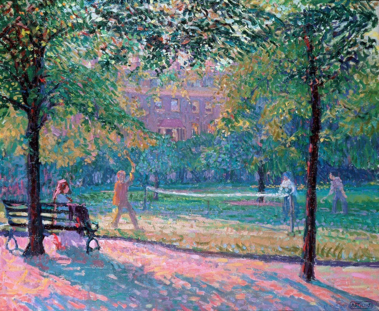 Partita di tennis da Spencer Frederick Gore