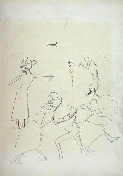 Studio di figure, per la Grotta del Vitello d