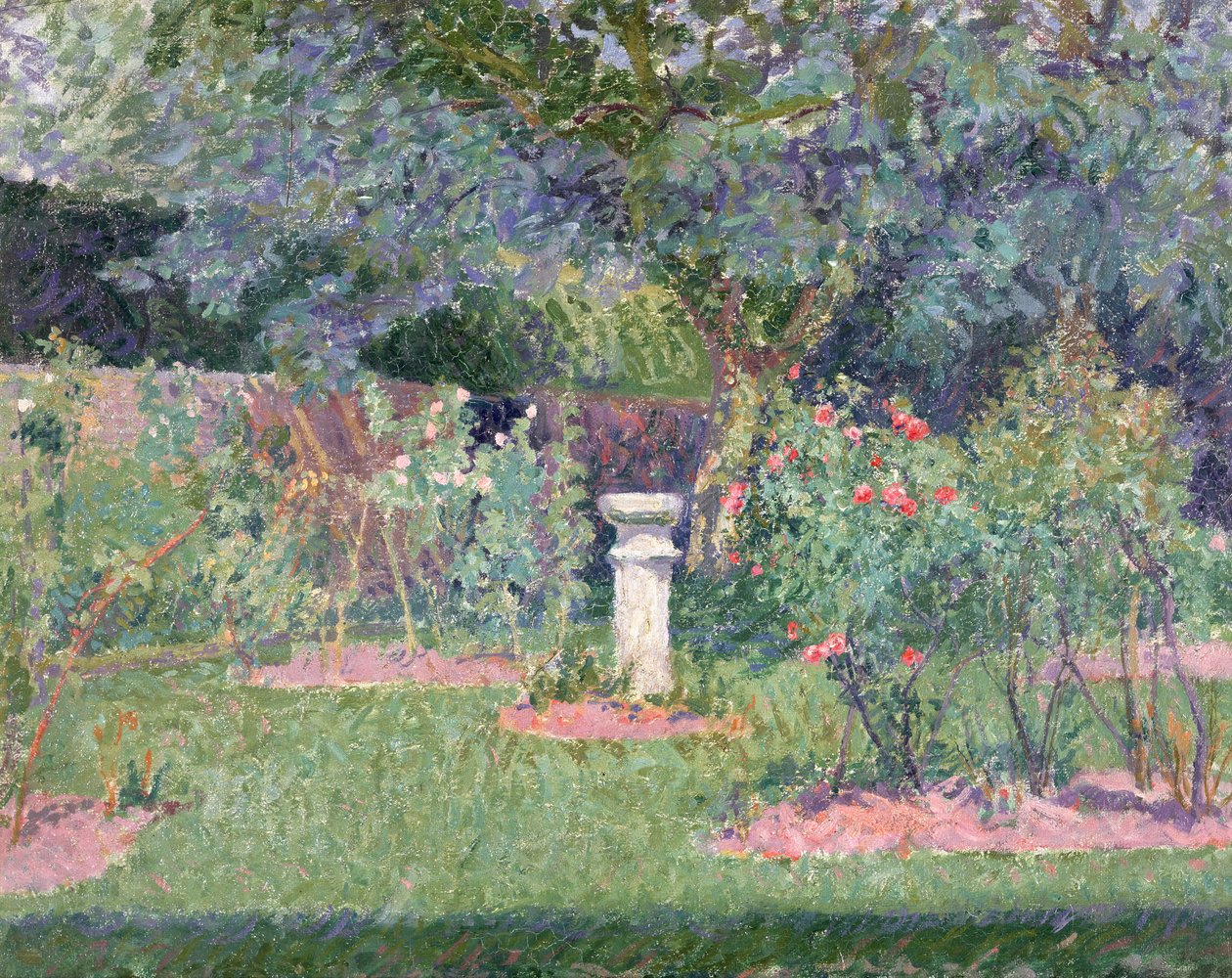 Il giardino a Hertingfordbury, 1908 da Spencer Frederick Gore