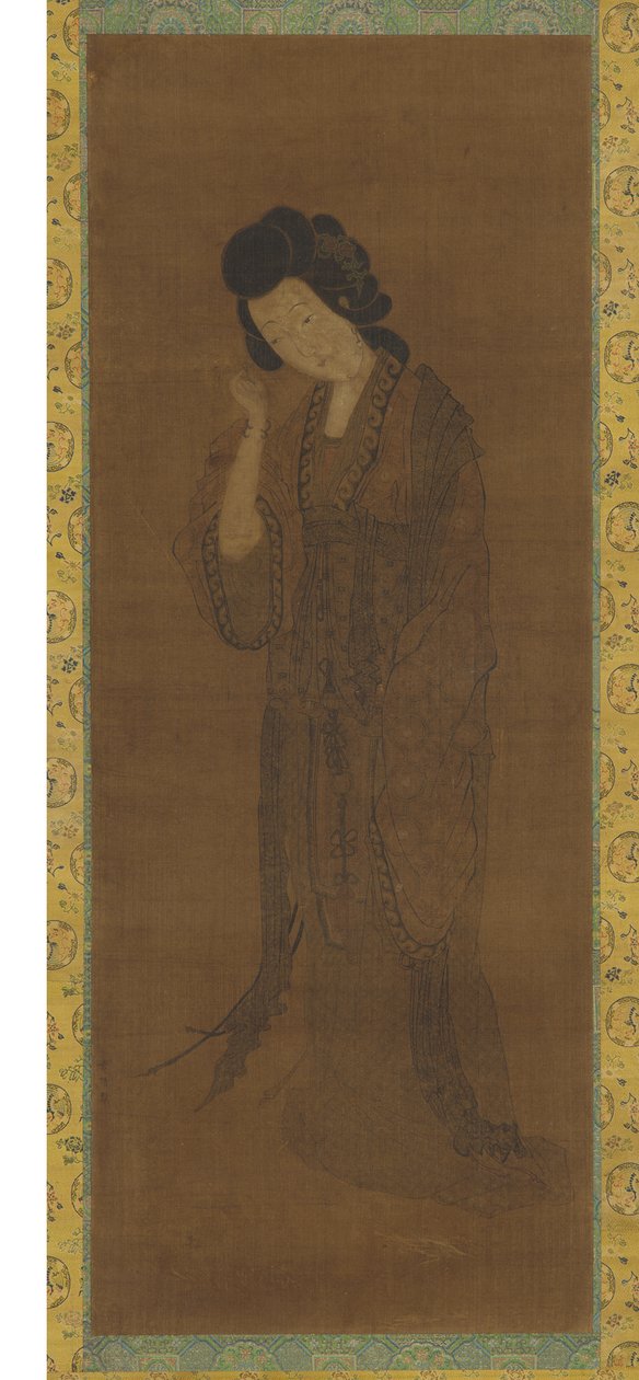 Figura in piedi di una donna da Spurious signature of Yuan Qian