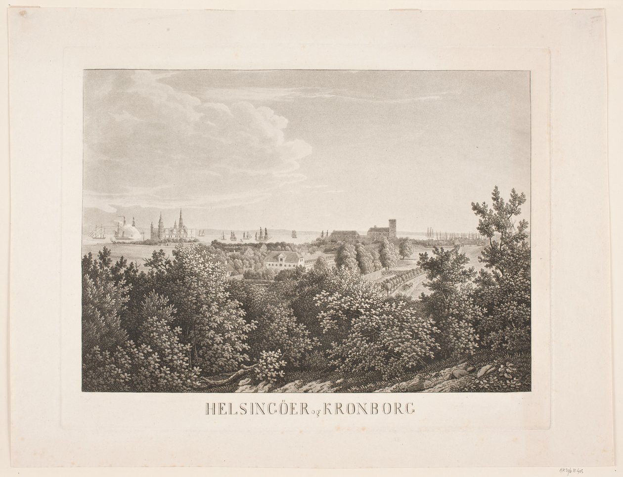 Helsingør e Kronborg da Søren Henrik Petersen