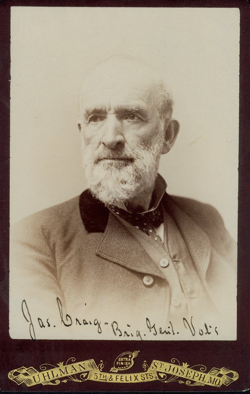 Ritratto busto di James Craig Brigadiere da St. Joseph Uhlman